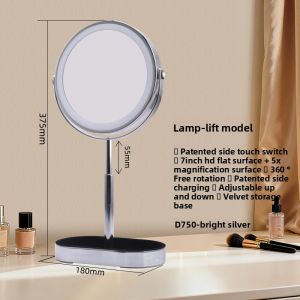 MEILEME | LED Light Portable Vanity Mirror 8 inches