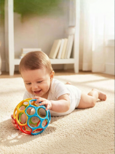 NUBILUBI | Baby Teether and Grasp Trainer Hole Ball