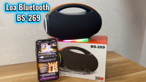 Loa Bluetooth Bombox 4 Mini / BS-269 Âm Siêu Bass Nghe 8h Liên Tục Kết Nối Đa Thiết Bị