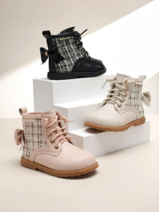 Belle | Winter Fur Lined Learning-to-Walk Children Short Boots
