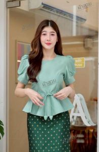 เสื้อไหมลาวอัดกาวแขนตุ๊กตา