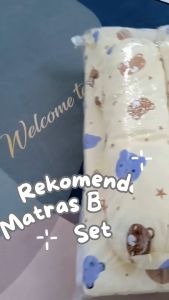 Kasur Matras Bayi Set Bantal Peyang Bayi dan Guling / kasur bayi alas tidur bayi