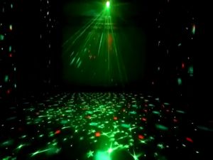 COD CAIYUE Lampu Laser LED RGB Panggung Konser Tembak Bergerak /Lampu Disco Dj Party Light Proyektor Panggung LED RGB sensor Suara Warni Warni /Lampu Sorot Disco Outdoor 240V with Remote Control - M-RGB-60A /Terbaru Terbaik Bagus Rekomended Paling Dicari