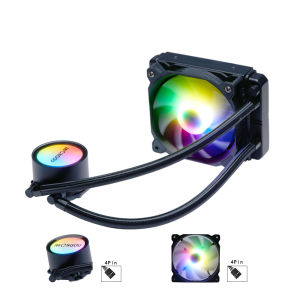 Water Cooler AM4 For AMD AM3 LGA2011 1700 115X 4pin RGB 120mm Fan Processor Cooler Heatsink IWONGOU PC Water Cooling Radiator
