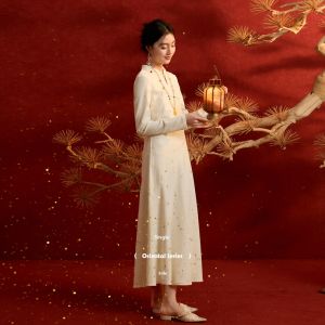 3COLOUR·S | Spring Summer New Corduroy Flared A-line Waist-cinching Fish Tail Dress