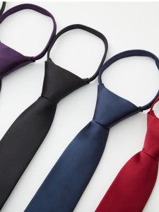 LIESHANG | Children School and Performance Use Easy-tie Solid Color Tie