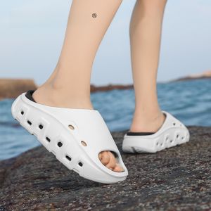 NB CROSS | NB Cross 2025 New Men Women Sandals Thick Bottom Heightening Beach Slippers Open Toe Comfortable EVA Material Casual Slippers