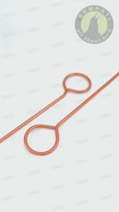 SEMPATI Gantungan Kawat Besi O 50cm Gantungan Sambungan Sangkar Kandang Kotak Oval Kapsul Burung Murai Kacer Kenari Lovebird Cantolan Pot Bunga Tanaman Hias