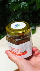 Chanh đào mật ong đường phèn giảm ho rát họng Gấc Garden hũ 550ml