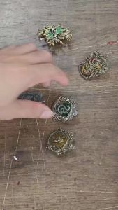 Bandai | 1pc Harries School Badge Toy Fashion Brooch Gift Wizarding Academy Potters Role-playing Props Universal for Children and Adults