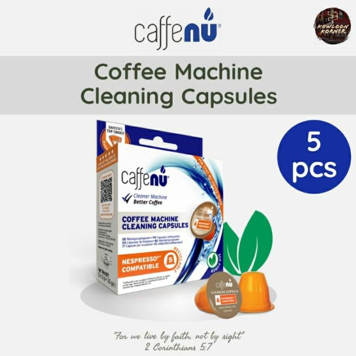 Caffenu Coffee Machine Cleaning Capsules [Box of 5 Capsules] Lazada PH