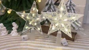 Ngôi Sao Đỉnh Có Đèn Led TR692 Trang trí Cây Thông Trang Trí Noel Giáng Sinh