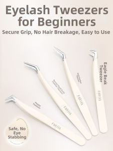 Faiccia | False Eyelash Applicator Tweezers Professional Makeup Artist Use