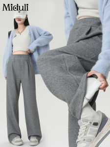MIDULI | Pregnant Womens Loose Leg Warm Pants