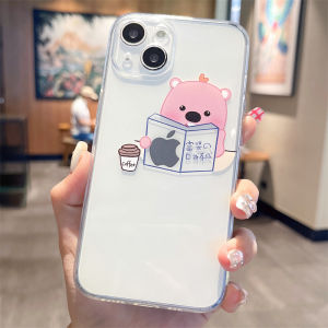 Cute Beaver Loopy 15Pro Max Phone Case Transparent Silicone Soft Shell Creative 12Mini Compatible with 14Ruby 13Pro