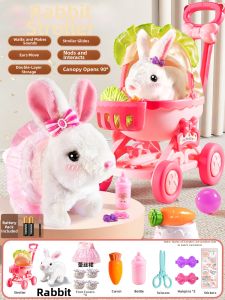 BEI JESS | Electric Simulation Cute Educational Plush Toy Rabbit