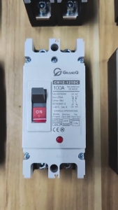 DC MCCB 2P 80A 100A 125A 160A 200A 250A 500V Reliable And Safe Moulded Case Circuit Breaker Overload PV Solar Protect