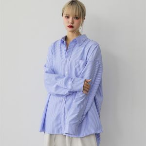 Japanese Style Stripe Shirt Mens Spring and Autumn Style 2024 New Preppy Style Long Sleeves Clothes Teenager Feeling Handsome Shirt Coat