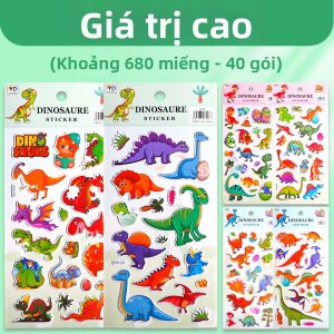 Nhãn Dán 3D An Toàn Không Độc Hại Cho Trẻ Em