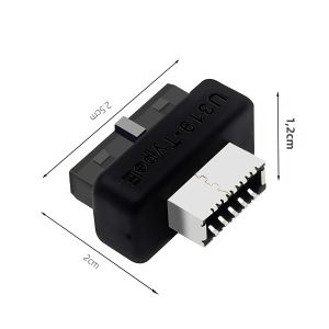 BSN | Bộ Chuyển Đổi USB 3.0 19/20Pin Sang Type-E Bộ Chuyển Đổi Đầu Đực Sang Đầu Cái Type-C Cho Bo Mạch Chủ