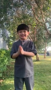 Setelan Koko Anak Hafiz Junior Lucuna Warna Abutua Size 2-10 TH