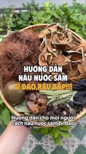 Set nước sâm bí đao râu bắp hạt chia thảo mộc thanh nhiệt nước sâm Cô Em - mỗi set nấu 10L nước