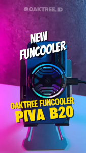 Oaktree Funcooler PIVA B20 Fan Cooler Radiator Pendingin HP Cooling Fan Gaming