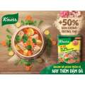 Hạt nêm Knorr Thịt thăn, xương ống và tuỷ 136g. 