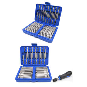 【HOSPORT】50 ชิ้น 75 มิลลิเมตรความปลอดภัยไขควง Bits Torx Star Hex Slotted Phillips