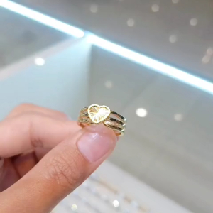 Cincin Titanium Love Kaca CCT-255