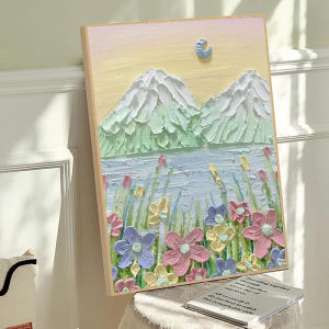 Cream Quartz Sand Acrylic DIY Digital Oil Painting Filling Three-Dimensional Texture Painting Material Handmade Color Filling Decorative Sand Painting