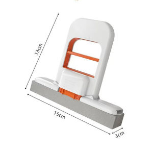 Mini mop for wiping the table hand-held hands-free cotton-absorbing foldable bathroom kitchen housework two cotton-absor
