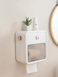 Waterproof Wall-Mounted No-Drilling Toilet Paper Holder