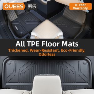 QUEES | TPE For Tesla ModelY Large Surround Floor Mats