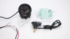 RYSJM | 52MM 7-color Backlight Car Dual Display Gauge Boost PSI BAR Water / Oil Temp Volt Oil Pressure PSI BAR Air Fuel EGT RPM Meter