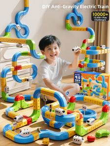BABYSHOME | Anti-gravity Magnetic-like Train Building Blocks Educational Toy
