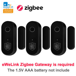 Zigbee Smart Door Window Sensor Home Open /Closed Detectors EWeLink App Control Security Alarm Work With Alexa Google Home Alice