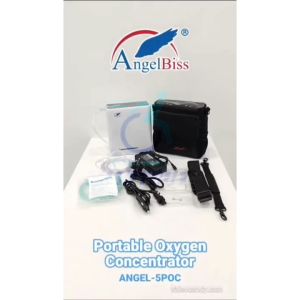 Angelbiss Portable Oxygen Concentrator | Car Use / Rechargeable | Lightweight Medical Grade O2 Machine