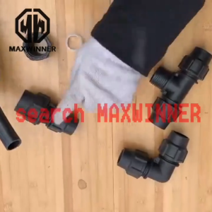 PE Compression Male Adapter REDECET BLACK AND BLUE Connector (1/2" 3/4" & 1")