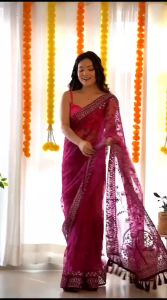 [PRE-ORDER] Heavy Butterfly Net Sarees {ETA:2025-12-31}