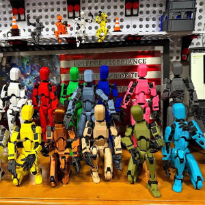 3D Printed Multi-Jointed Movable Doll Soldier Painter Tool Decompression Toy Fully Jointed Movable Lucky  Gift