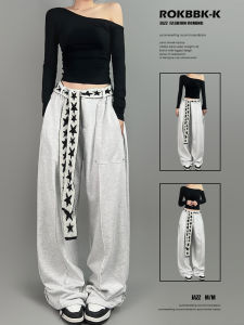 Quần Dài Thường Ngày Hip Hop Jazz Street Dance Cho Nữ Quần Ống Rộng Thoải Mái Quần Dài Cotton Mùa Thu Năm 2024