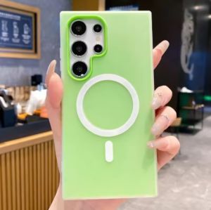 Candy Color Magnetic Phone Case for Samsung Galaxy A17 A16 A15 A26 A36 A56 A25 A35 A55 A54 5G A07 A06 A05 A05S Matte 2 IN1 Cover