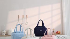 Structured Square Lunch Box Tote with Thermal Insulation RH2537