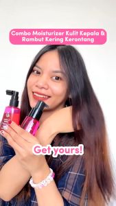 Wonderlux Perfect Combo - Rambut Berkilau Anti Lepek! Calm It Down Hair Serum + Instant ShowStopper Oil  [2x75ml]