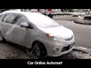 【COD】PE Plastic Car Cover Transparent Waterproof Dustproof Vehicle Protection Anti-Scratch Soft Material