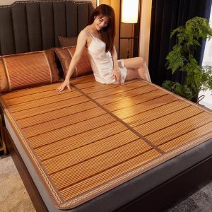 BASITU | Foldable Breathable Bamboo And Rattan Mat
