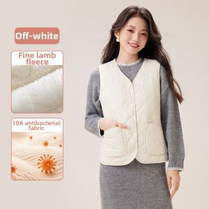 Wool Filled Thickened Insulated Vest