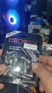 น็อตเลสจานดิส จีออโน่หลีด / น็อตสแตนเลส จานดิส รุ่น WAVE/PCX/CLICK/ADV/KR (งานเฮงสกรู หัวP5 ) น็อตเลส จานดิสมีบ่า เวฟซีบีเคอา