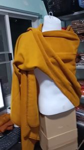ผ้าคลุมไหล่ พระ ผ้าสำลี นาโน หนา นุ่ม ( ผ้าคลุมไหล่ ผ้าขนหนู พระ เณร เสื้อ ผ้าพระ ) โชคดีโปรดักส์ สังฆภัณฑ์